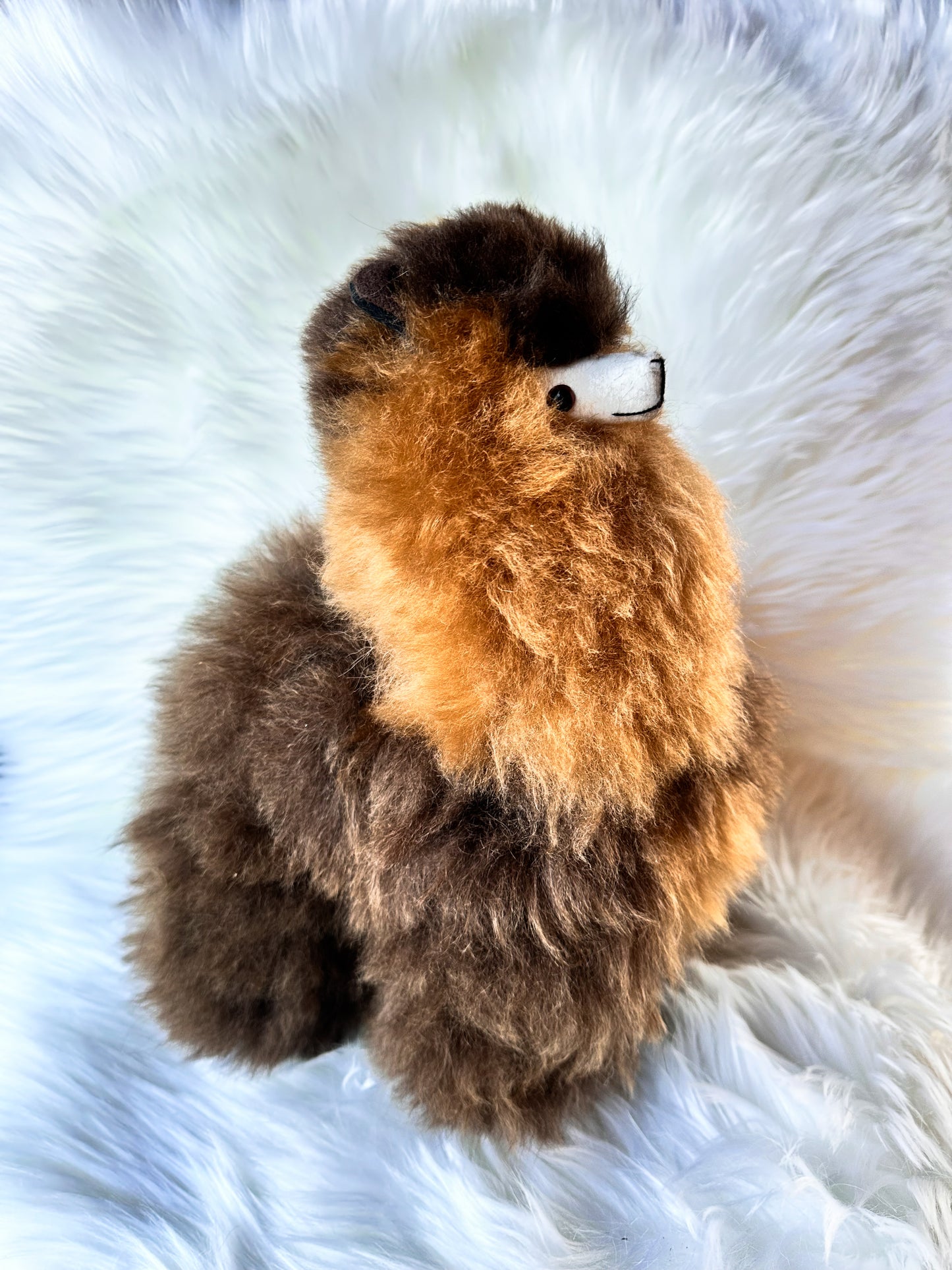 Alpakų žaislas iš natūralios alpakų vilnos 32cm