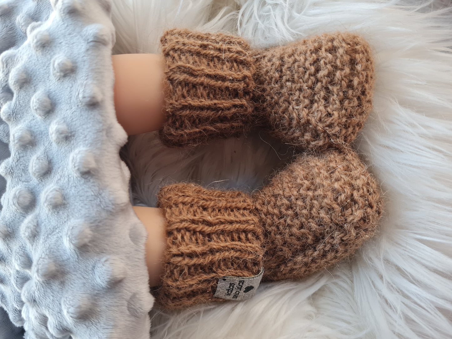 Alpakų vilnos tapukai mažas stebuklas 0-3 mėn