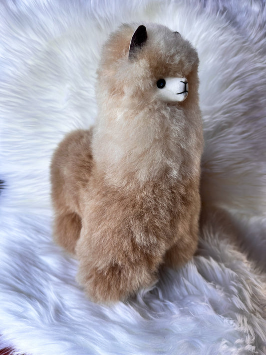 Alpakų žaislas iš natūralios alpakų vilnos 32cm