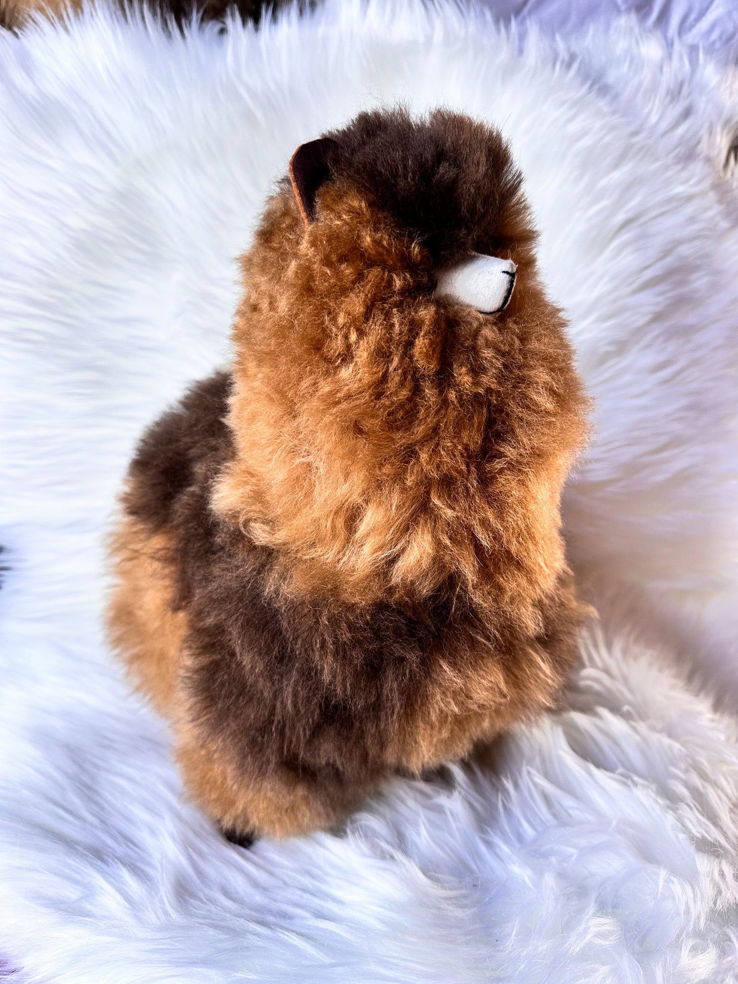 Alpakų žaislas iš natūralios alpakų vilnos 32cm