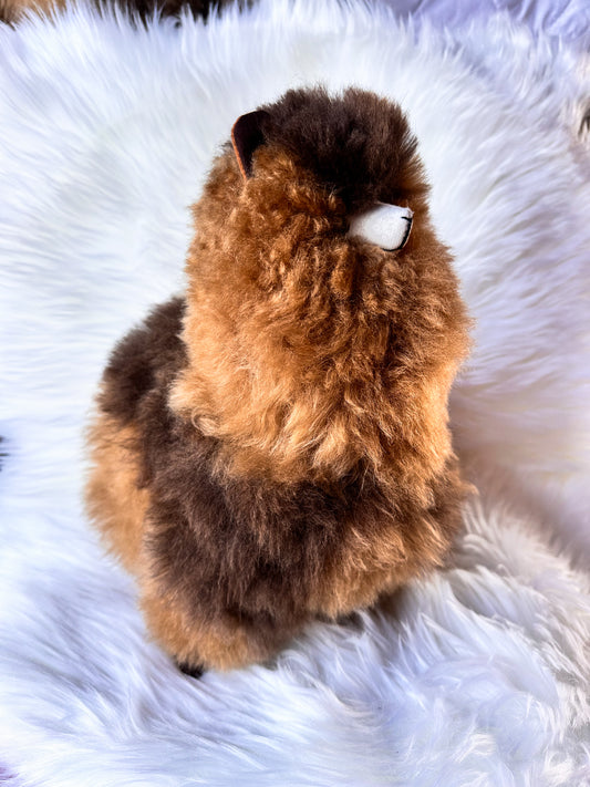 Alpakų žaislas iš natūralios alpakų vilnos 32cm