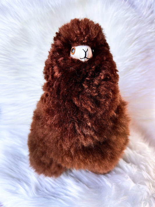 Alpakų žaislas iš natūralios alpakų vilnos 32cm