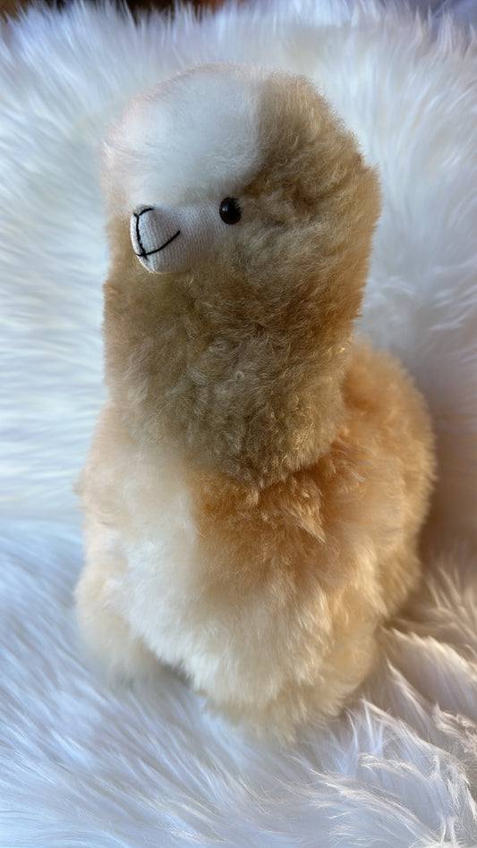 Alpakų žaislas iš natūralios alpakų vilnos 32cm