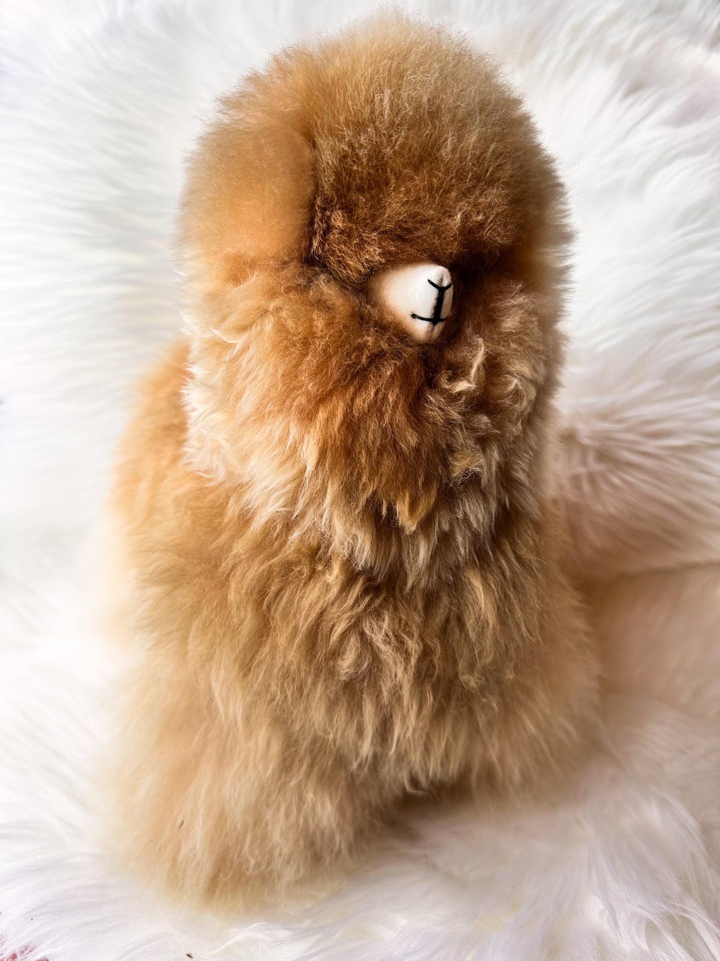 Alpakos žaislas iš natūralios alpakų vilnos –32cm