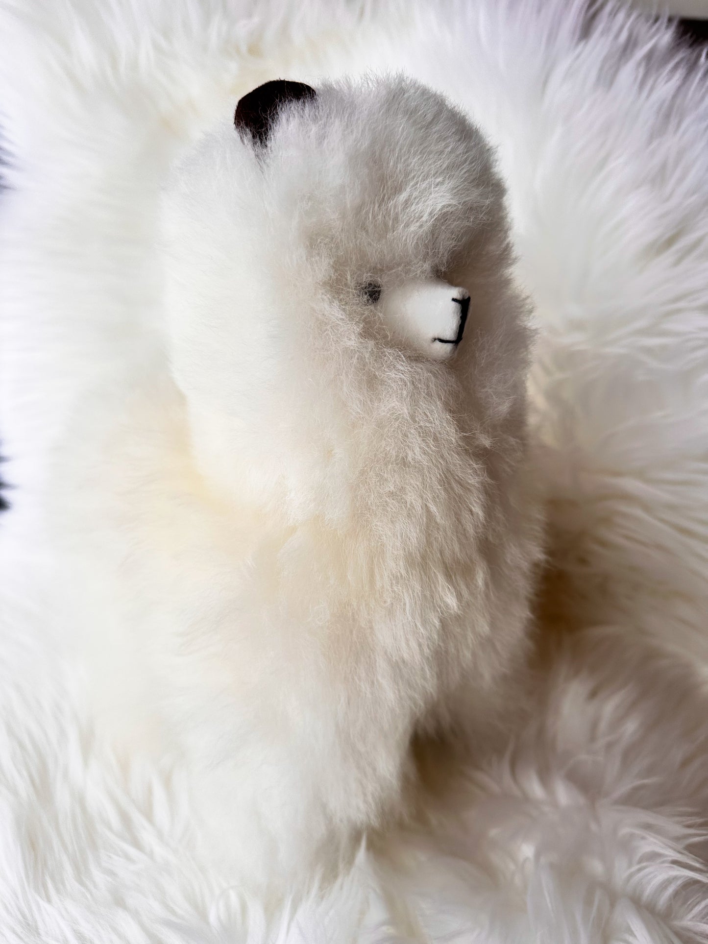 Alpakos žaislas iš natūralios alpakų vilnos –32cm