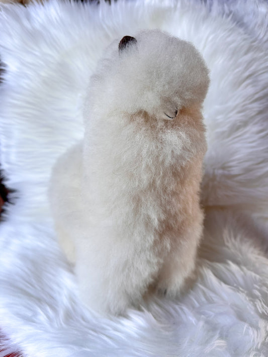 Alpakų žaislas iš natūralios alpakų vilnos 32cm