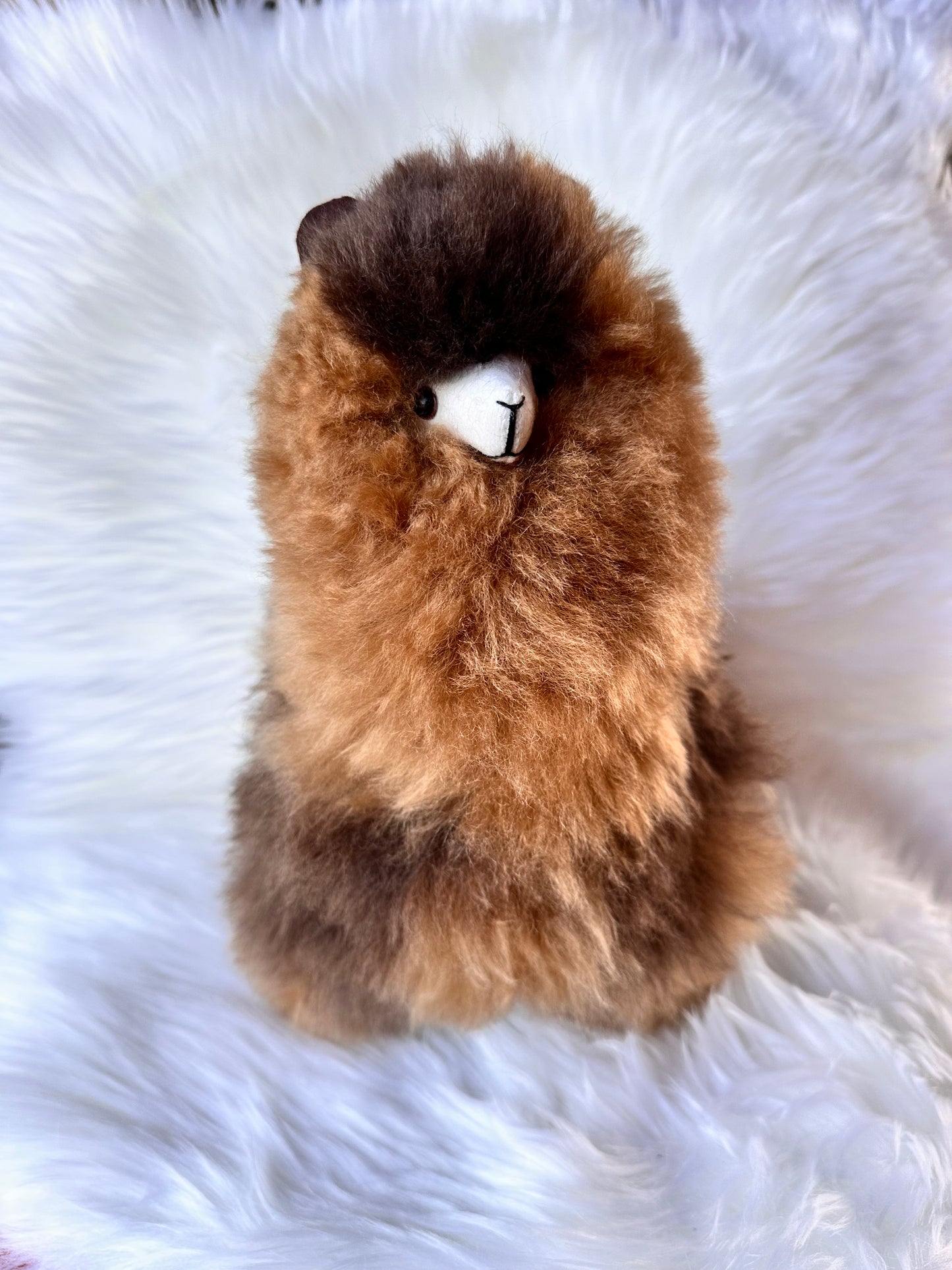 Alpakų žaislas iš natūralios alpakų vilnos 32cm