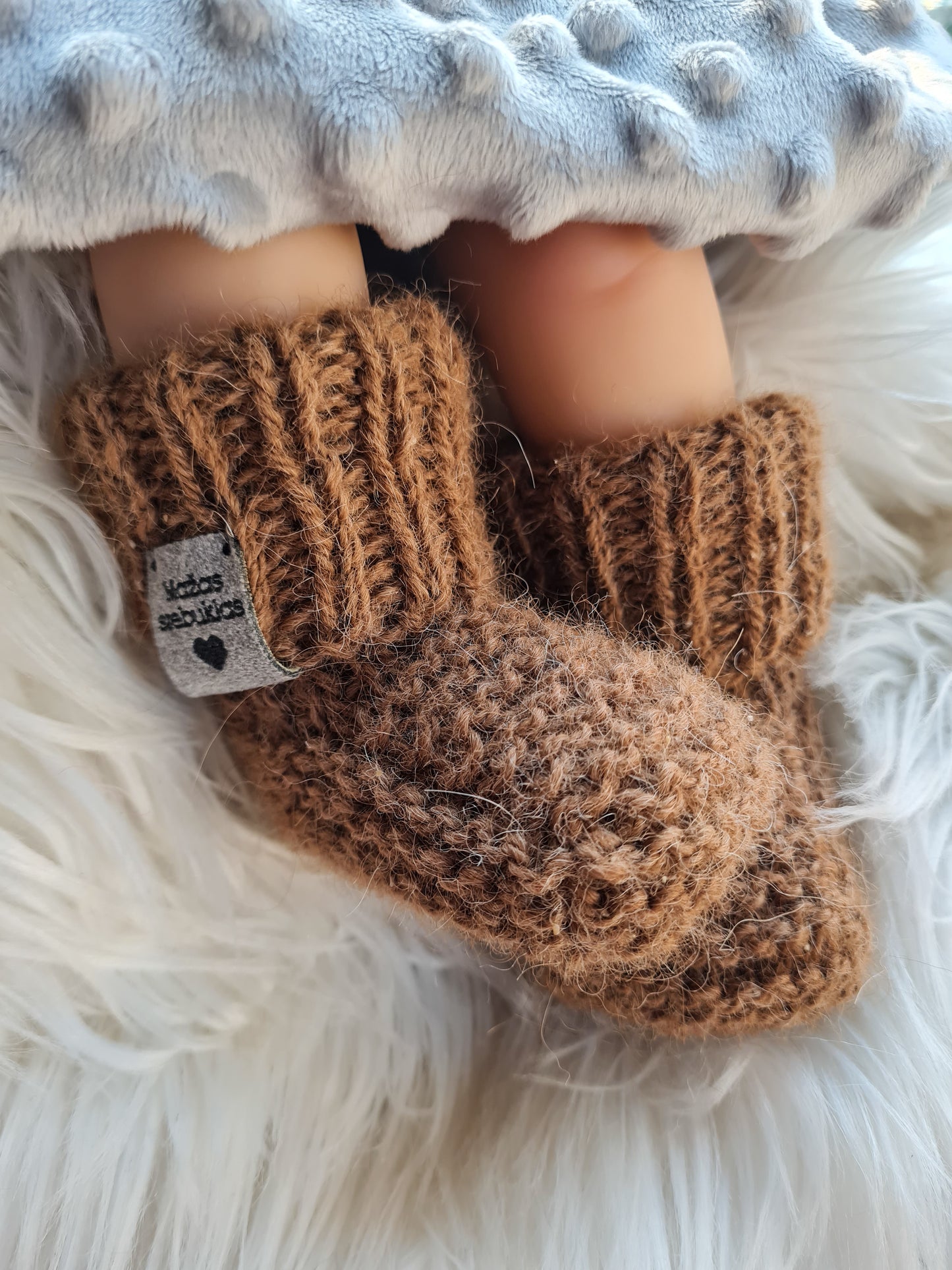 Alpakų vilnos tapukai mažas stebuklas 0-3 mėn