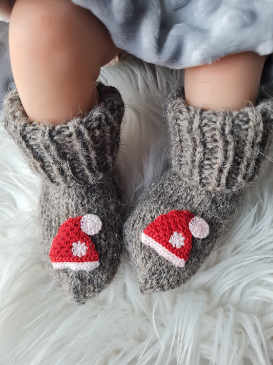 Alpakų vilnos kojinytės 0-3 mėn