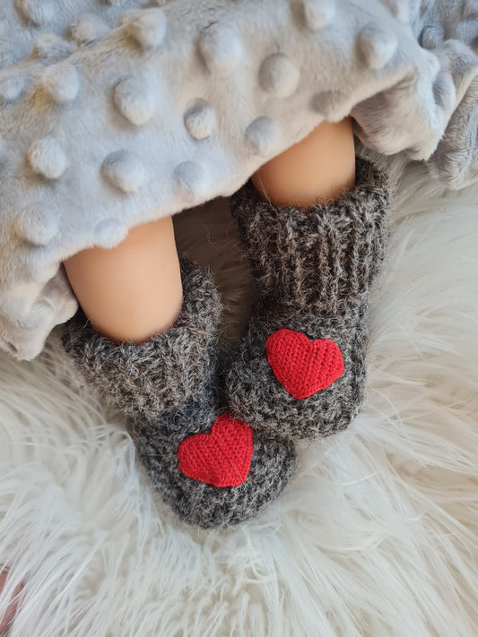 Alpakų vilnos tapukai 0-3 mėn