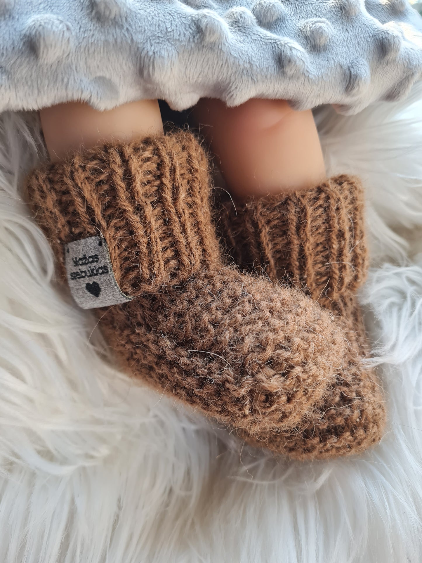 Alpakų vilnos tapukai mažas stebuklas 0-3 mėn