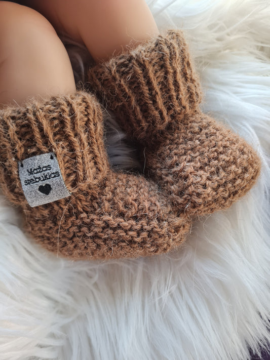 Alpakų vilnos tapukai mažas stebuklas 0-3 mėn